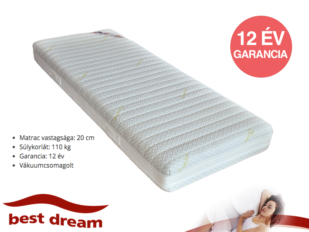 Memory Bamboo vákuum matrac